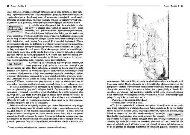 Proces Kafka lektury z opracowaniem Greg