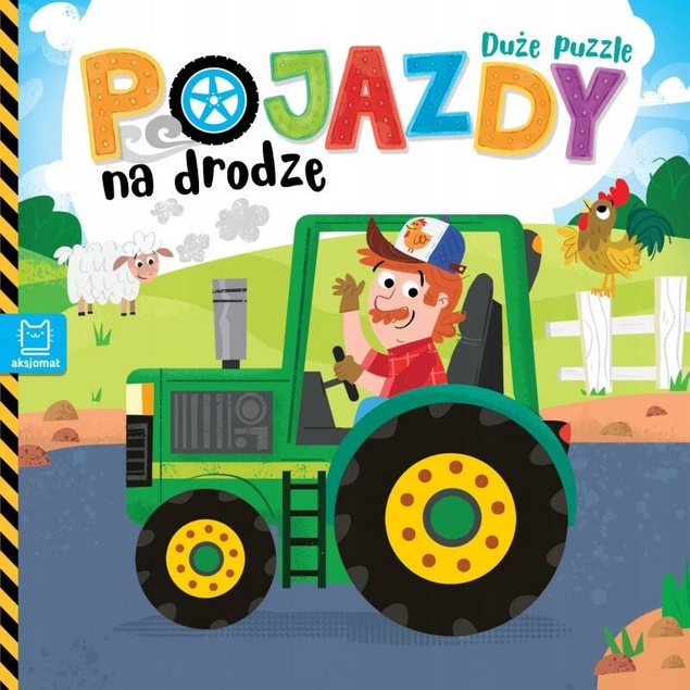 DUŻE Puzzle POJAZDY Na Drodze Grażyna Wasilewicz 0+ Aksjomat 4071