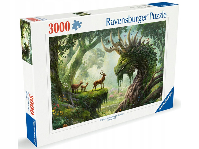 Puzzle Ravensburger Przebudzenie Leśnego Smoka 3000 elementów