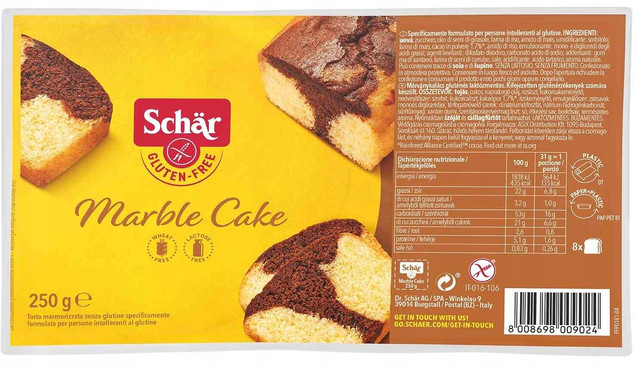 Ciasto marmurkowe Schar bezglutenowe 250 g
