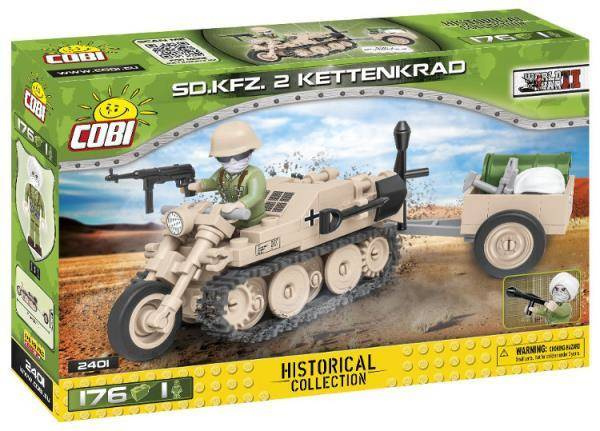 COBI 2401 Historical Collection WWII HC SD.KFZ. 2 KETTENKRAD HK-101 176 klocków p6