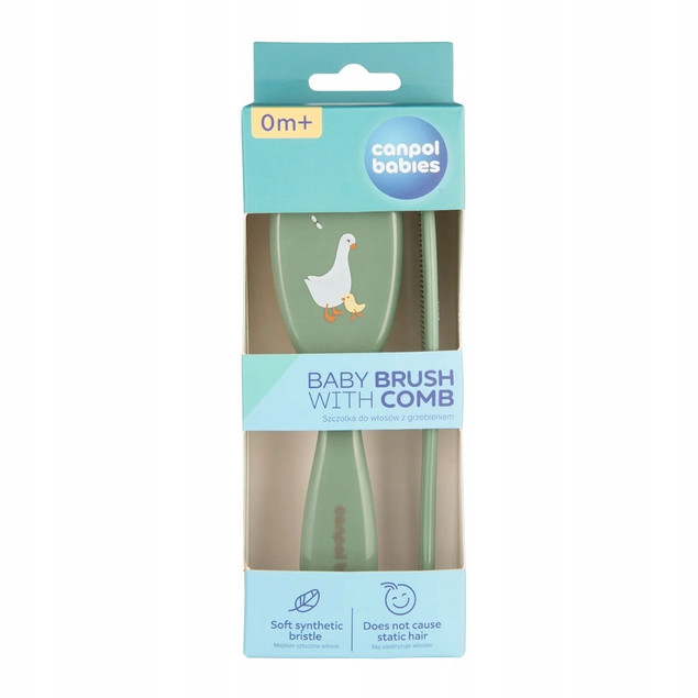CANPOL Szczotka Do Włosów Grzebyk Grzebień Dla Dzieci Niemowląt 2/417