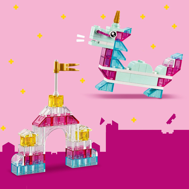 LEGO Classic 11040 Magiczne Przezroczyste Pudełko Klocków