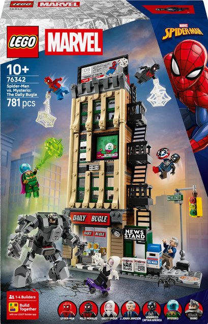 LEGO Marvel 76342 Spider-Man kontra Mysterio: Daily Bugle