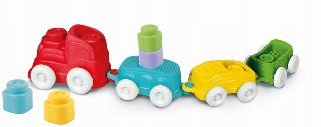 Clemmy pociąg sensoryczny 6m+ Clementoni