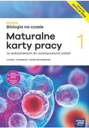 BIOLOGIA PP NOWA BIOLOGIA NA CZASIE ZR CZ, 1 MATURALNE Karty Pracy 2024