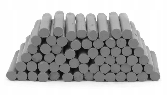 Plastelina LUZ 1kg SZARA Szkolna Mona