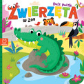 Duże Puzzle Zwierzęta w Zoo Bogusław Michalec – Książka Edukacyjna