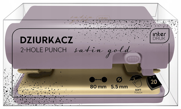 Dziurkacz Satin Gold mix