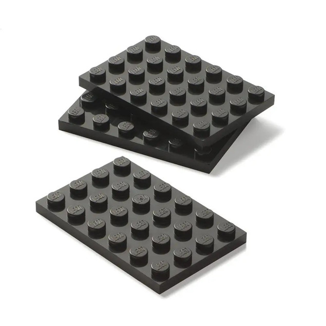 LEGO Regał-Sorter Klocków z 3 Szufladami i Płytką Konstrukcyjną Czerwony