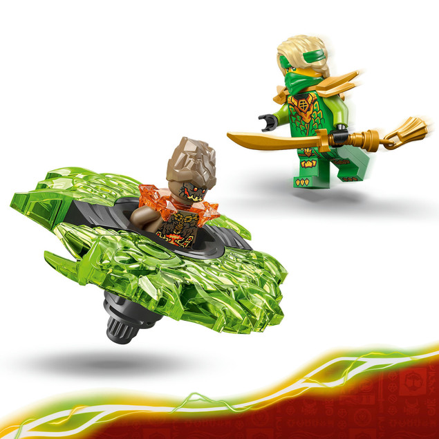 LEGO NINJAGO - Lloyd kontra ziemny potwór na spinnerze 71850
