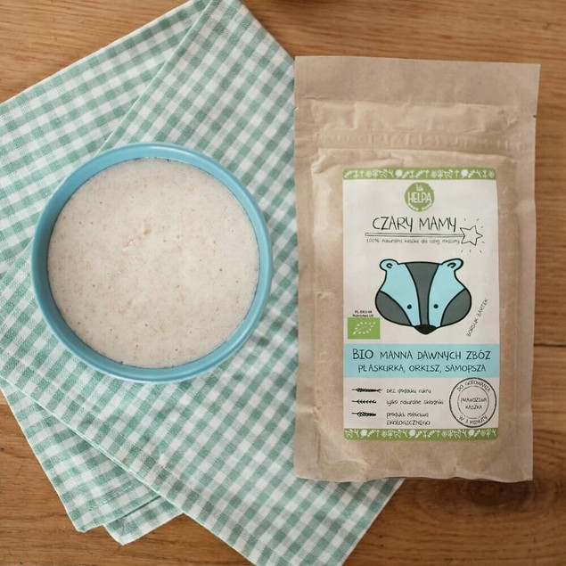 3x HELPA Ekologiczna Kaszka Dla Dzieci Bio Manna Dawnych Zbóż (3x200g)