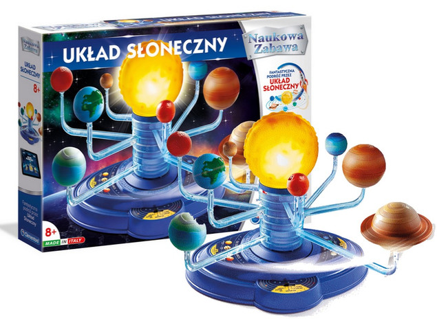 Układ Słoneczny Planety Nauka Kosmos Naukowa Zabawa 8+ Clementoni