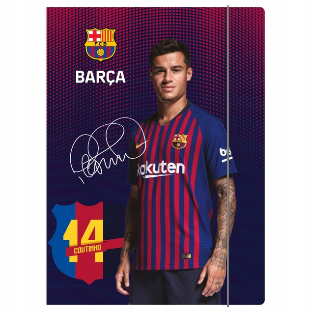 Teczka z Gumką FC BARCELONA Piłka Nożna A4 Dla Chłopaka Astra