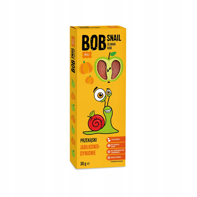 Bob Snail Przekąska Owocowa Jabłko-Dynia 30g