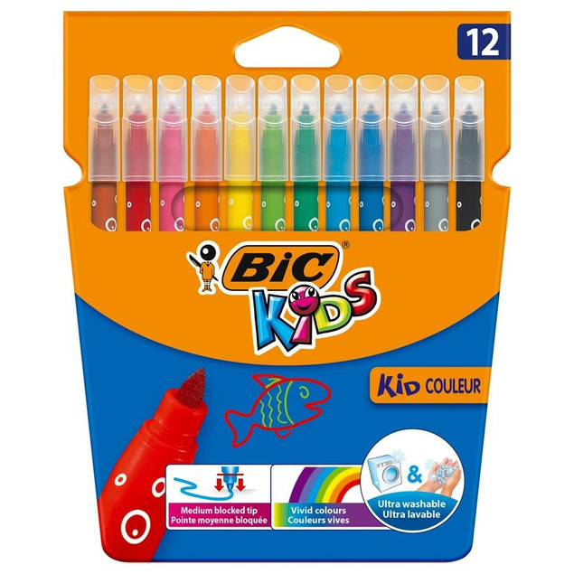 Flamastry BIC Kids Kid Couleur 12 szt.