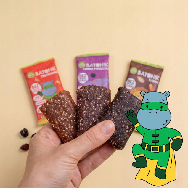 Batonik truskawka 20 g HELPA