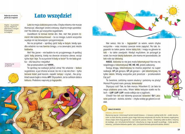 Bajki logopedyczne misia API (2-4 lat)