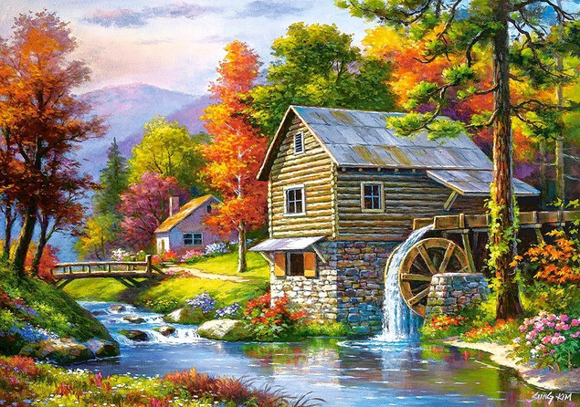 Puzzle 500 Stary Młyn – Castorland