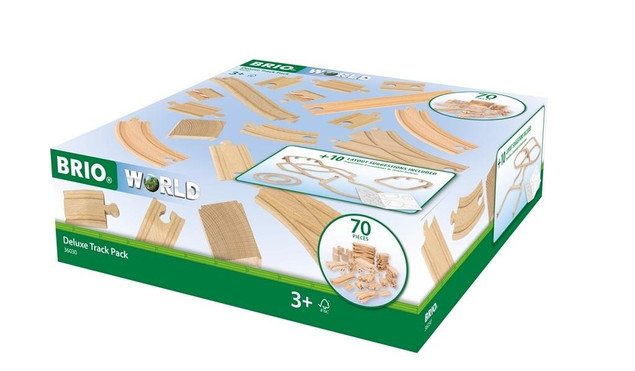 Zestaw torów Deluxe Brio World drewniane 36030