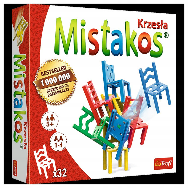 PROMO Mistakos krzesła 4-os. gra 02074 Trefl p8