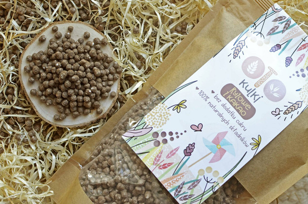 OTO Kulki Ryżowe z Kakao Płatki Śniadaniowe 150g Otolandia
