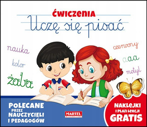 Uczę Się Pisać Ćwiczenia Nauka I Zabawa + Naklejki Plan Lekcji Martel