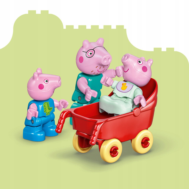 LEGO DUPLO Świnka Peppa Dom rodzinny 10467 – Zabawa z Całą Rodziną