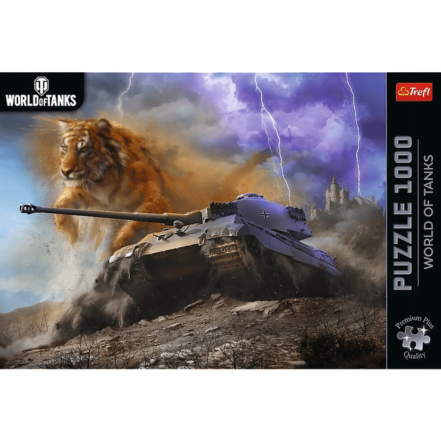 Puzzle Trefl 1000 el. World of Tanks: Tiger II (Tygrys II) Czołg