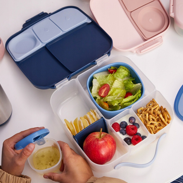 B.Box Śniadaniówka Lunchbox 2000ml Midnight Szczelna z Wkładem Chłodzącym