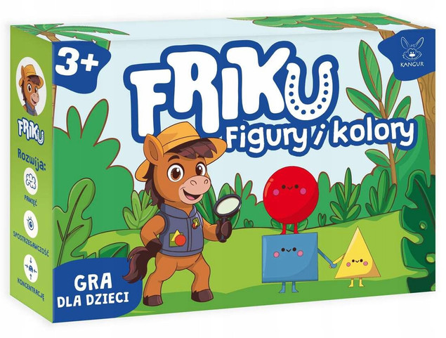 FRIKU Figury i Kolory Kangur – Gra Edukacyjna