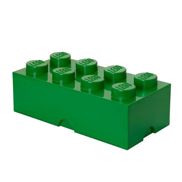 Pojemnik klocek LEGO Brick 8 zielony_1
