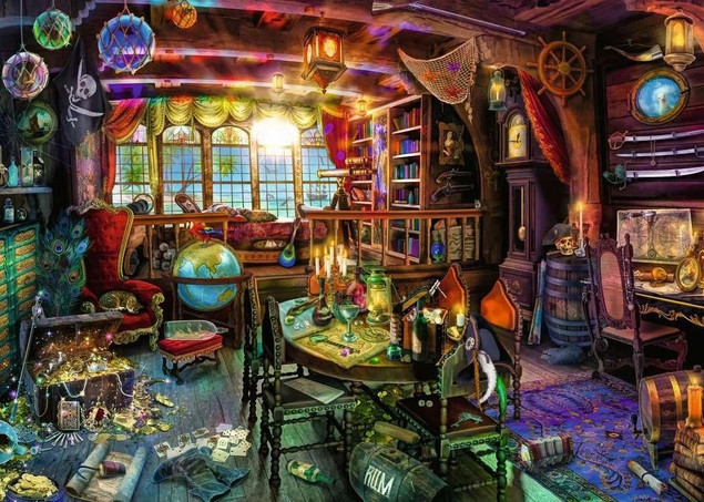 Puzzle 1000 Pirackie życie