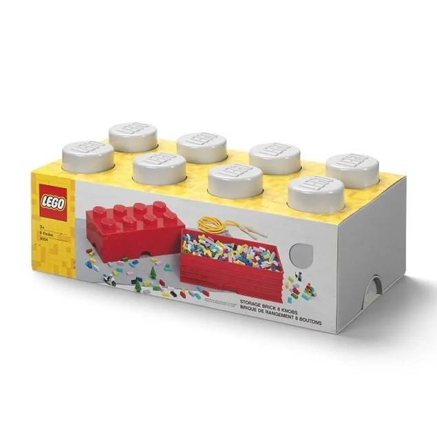 LEGO Classic Pojemnik na klocki 4x2 szary 40041740