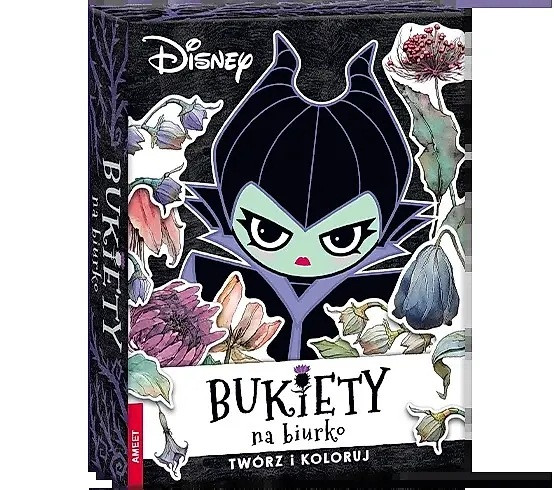 Disney. Bukiety na biurko. Twórz i koloruj Praca zbiorowa