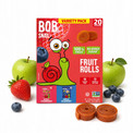Rollsy owocowe BOB SNAIL Truskawka Borówka 200g MIX 20 szt bez cukru wegan