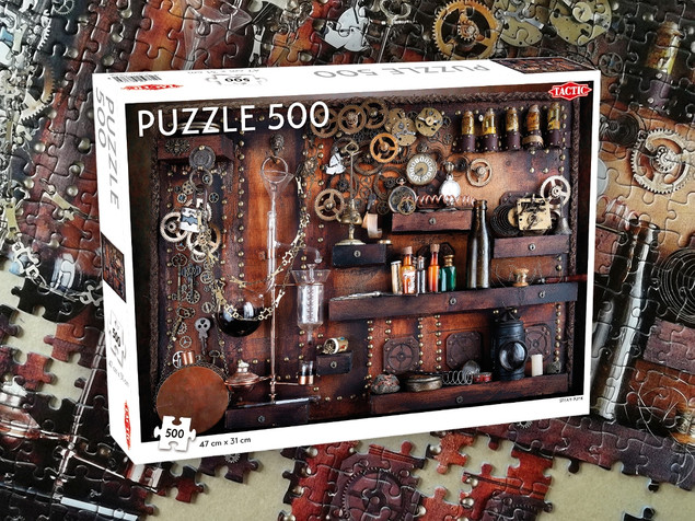 Puzzle Steam Punk 500 elementów Tactic – Fińska Jakość