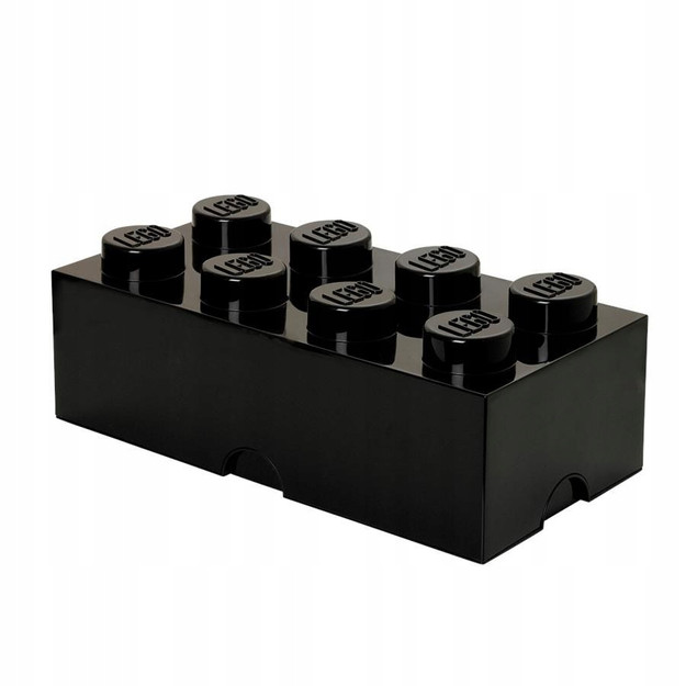 Pojemnik LEGO Storage Brick 8 Czarny (50x25x18cm) 40041733