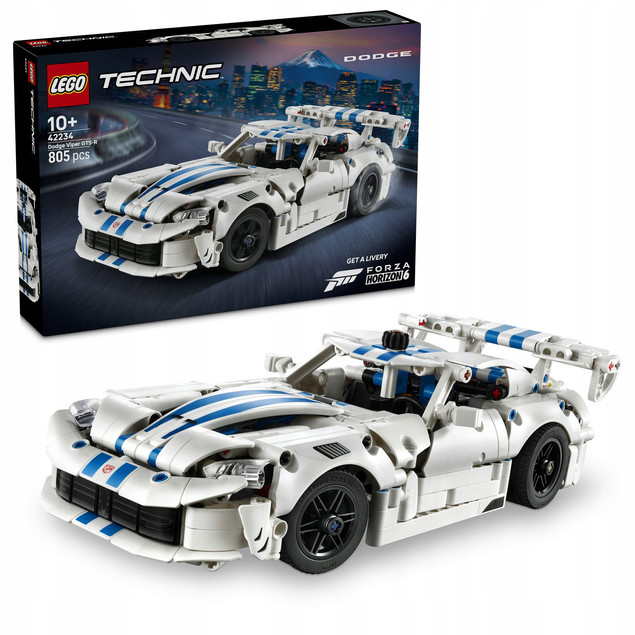 LEGO Technic 42234 Dodge Viper GTS-R – Samochód Sportowy