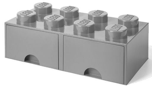 LEGO Pojemnik na Klocki z Szufladami 4x2 Szary 40061740