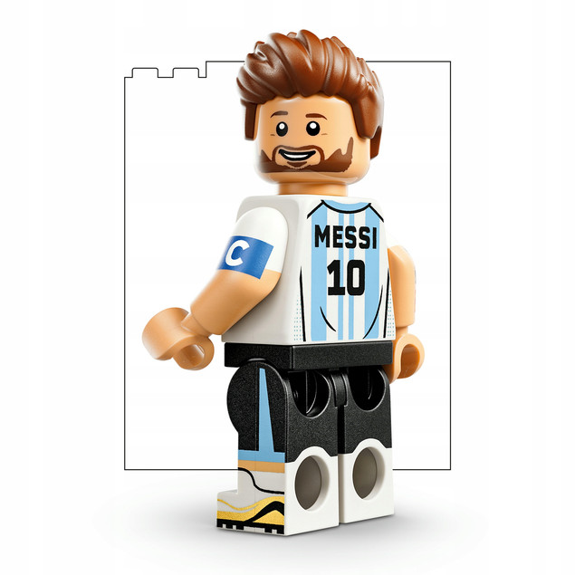 LEGO Editions 43011 Lionel Messi – Football Highlights, 500 elementów