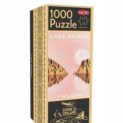 Puzzle 1000 Tactic: Jezioro Saimaa, Finlandia – Relaks i Przygoda