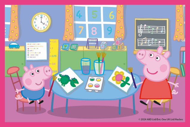 Klocki Świnka Peppa 6el