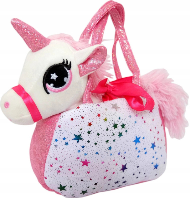 JEDNOROŻEC Pluszowy UNICORN Maskotka Torebka KOŃ Konik 23cm Norimpex