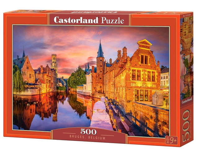 Puzzle Castorland 500 elementów - Brugia, Belgia | Malowniczy Widok