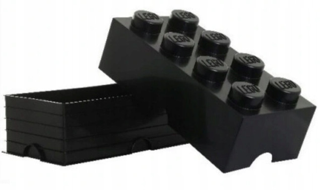 Pojemnik LEGO Storage Brick 8 Czarny (50x25x18cm) 40041733