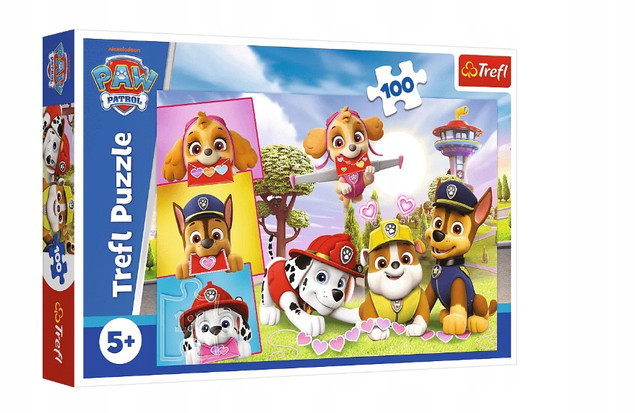 Puzzle Trefl Psi Patrol Nieustraszone Dziewczyny 100 elementów 5+