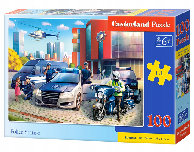 Puzzle 100 Police Station CASTOR