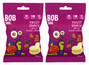 2x BOB SNAIL Żelki Owocowe JABŁKO CZARNA PORZECZKA Bez Dodatku Cukru 80g