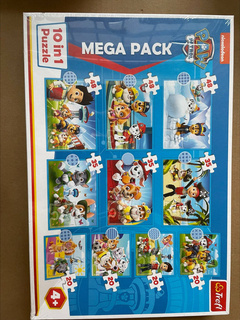 Puzzle psi patrol 10 układanek 329 szt. OUTLET